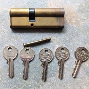 Euro Double Cylinder 35/50mm. 5 KEYS  (Used)